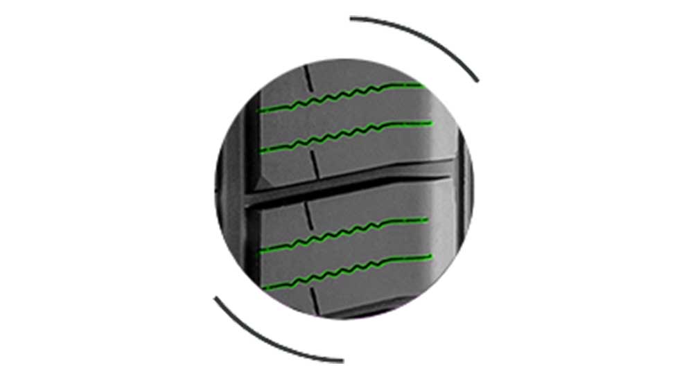 Falken 3D Sipe Technology tread design