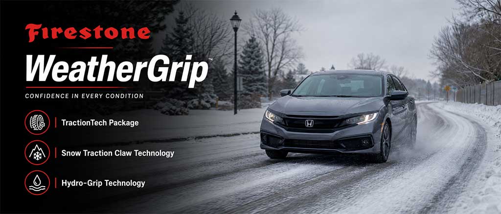 Firestone WeatherGrip Confidence in every condition