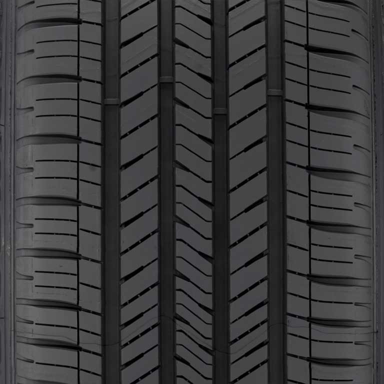 Goodyear Eagle Touring tire tread closeup