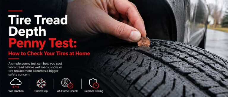 Depth Point Check Tire Tread Depth Penny Test: Check Tires easily at Home